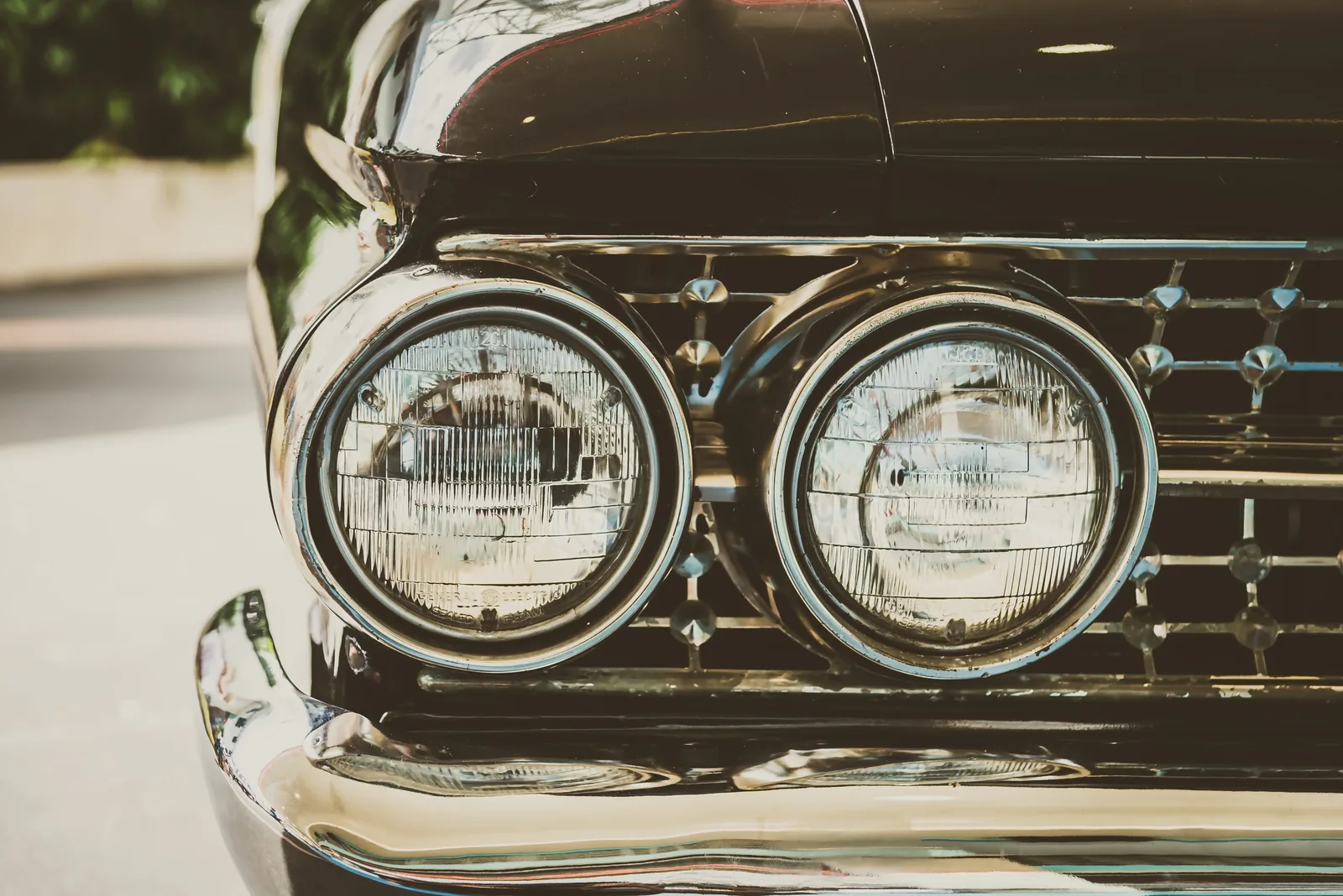 Fahrzeug aus der Nähe fotografiert