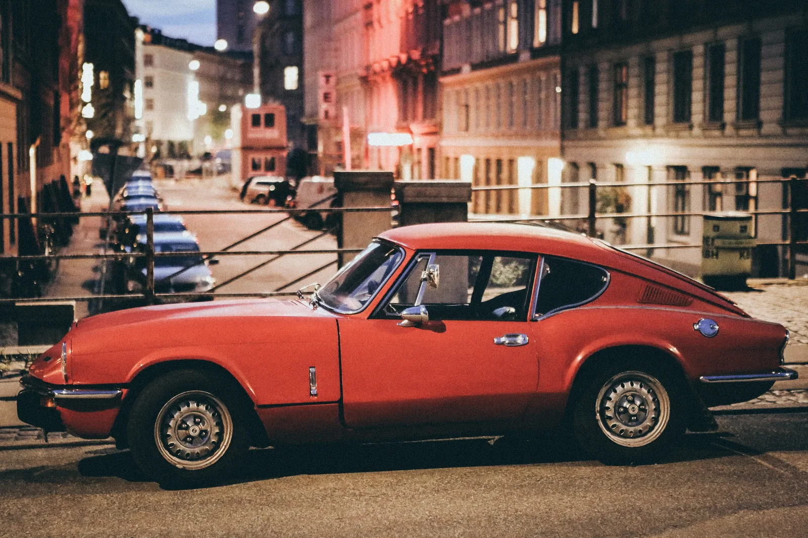 Fahrzeug aus der Nähe fotografiert